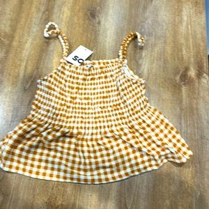 Brand New peplum tank!! Sz)L